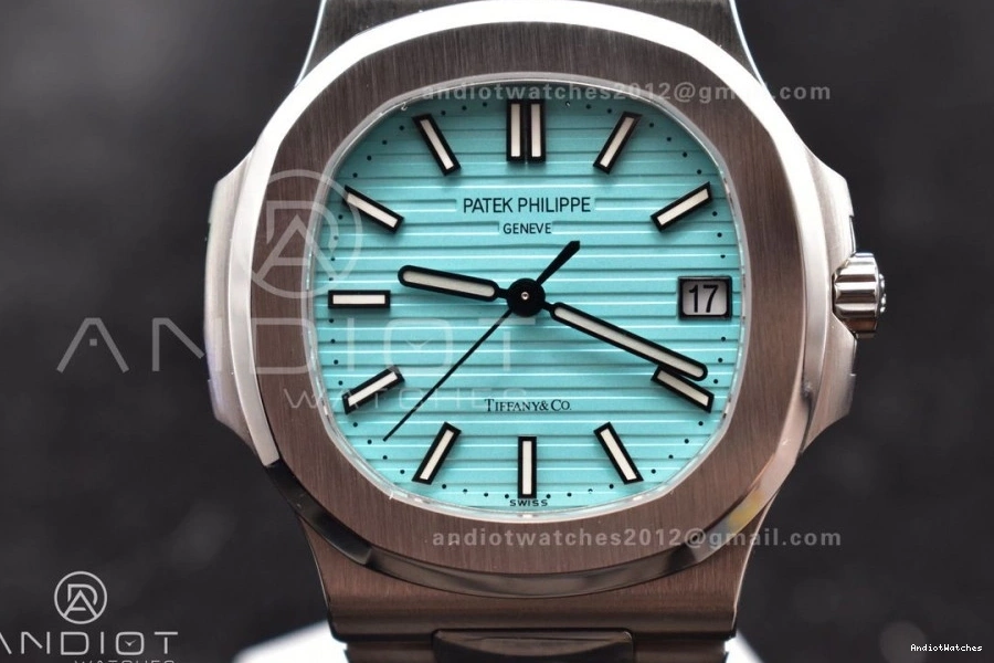 GRF Tiffany Blue on Best Tiffany WrinkleFree 5711 1:1 Dial 913 Bracelet Edition SS Nautilus 324CS 1025